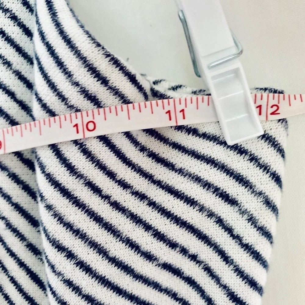 Hailey&Co Striped Black White Button‎ Dress - Picture 8 of 10